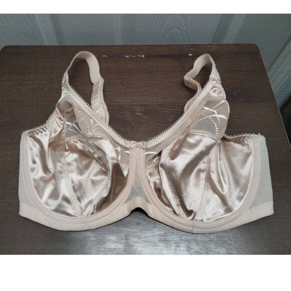 Elomi NWOT Size 34G Cate Latte Full Cup Shaping Satin Underwire Banded Bra - Picture 2 of 5